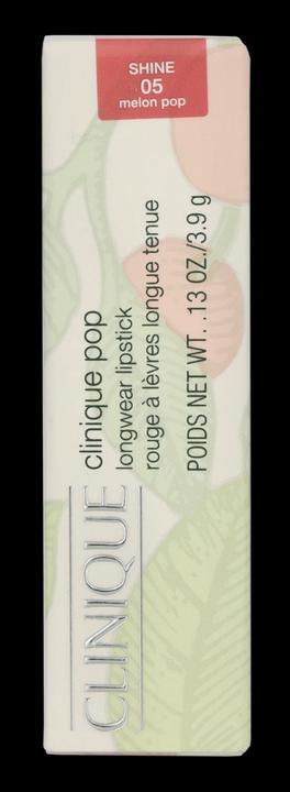 Actual product image Clinique Pop Longwear Lipstick Shine Melon Pop (Melon pop)