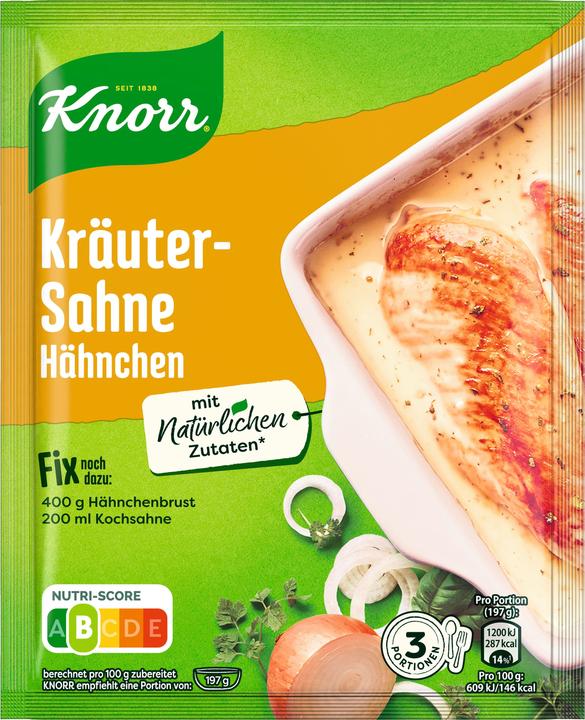 Knorr Fix Poulet aux herbes et à la crème (28 g)