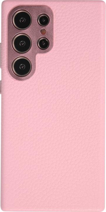 Actual product image PhoneLook Coque Cuir de veau luxe grainé intégral avec boutons métalliques et MagSafe (Samsung Galaxy S24 Ultra)