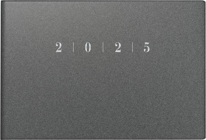 Rido Pocket calendar plastic landscape grey (A6, Hardcover, German)