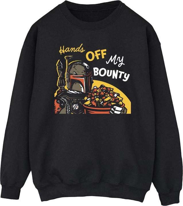 Actual product image Star Wars Mens Boba Fett Hands Off My Bounty Sweatshirt (XXL)