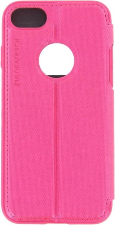 Image du produit Puloka Étui à clapet pour iPhone 7 rose (Apple iPhone 7)