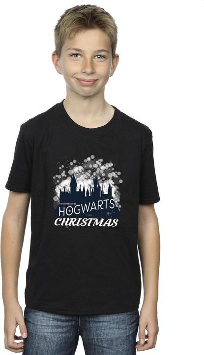 Immagine prodotto Hogwarts Christmas Maglietta Ragazzi (128)