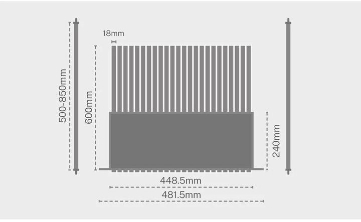 Actual product image PATCHBOX Plus+ 19", singlemode LC-SC (CAT6, 1.70 m)