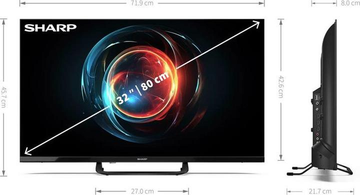 Actual product image Sharp 32FH8E (32", LED, Full HD, 2024)