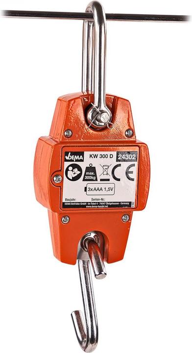 Image du produit Dema Balance à grue / balance à gibier numérique 300 Kg