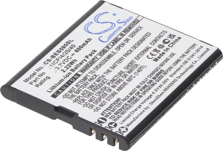 Image du produit XCell Batterie compatible avec Bea-fon SL495, Bea-fon SL595, Bea-fon SL595 Plus, 3,7V, 600mAh