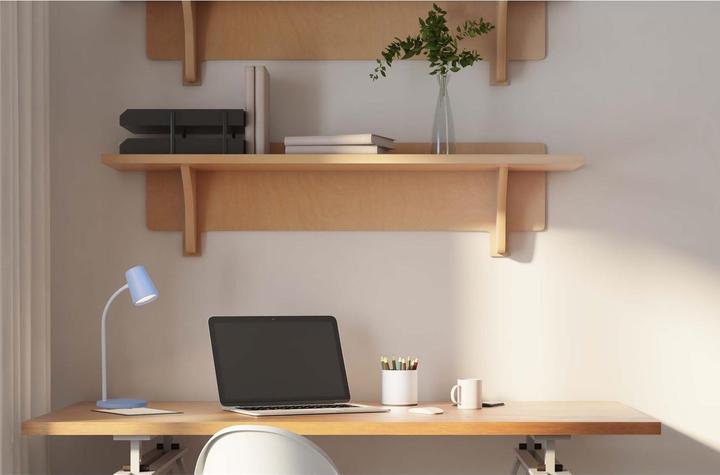 Actual product image Nino Leuchten 53420116LEDTable lamp 'Luis' blue 6,5W 3000K (200 lm)