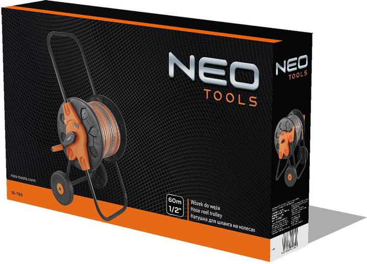 Produktbild Neo Schlauchwagen (Gartenschlauchwagen, Kunststoff, bis 60 m 1/2" Schlauch) (60 m)