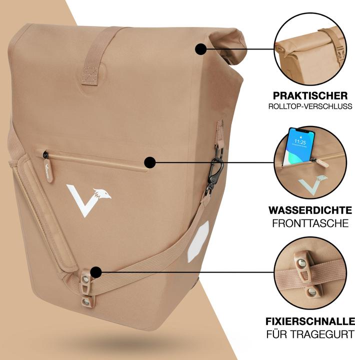 Produktbild Valkental ValkOcean (28 l, Gepäckträgertasche)