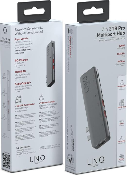 Image du produit LINQ Connects LQ48012 (USB-C, 7 Ports)