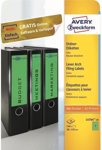 Produktbild Avery Ordner-Etiketten