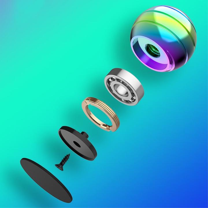 Produktbild Ueli Express 40mm Kugelkreisel Gyro Spielzeug aus Metall Schwarz
