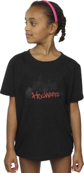 Immagine prodotto Hogwarts Castle Spray Maglietta Ragazze (152, 158)