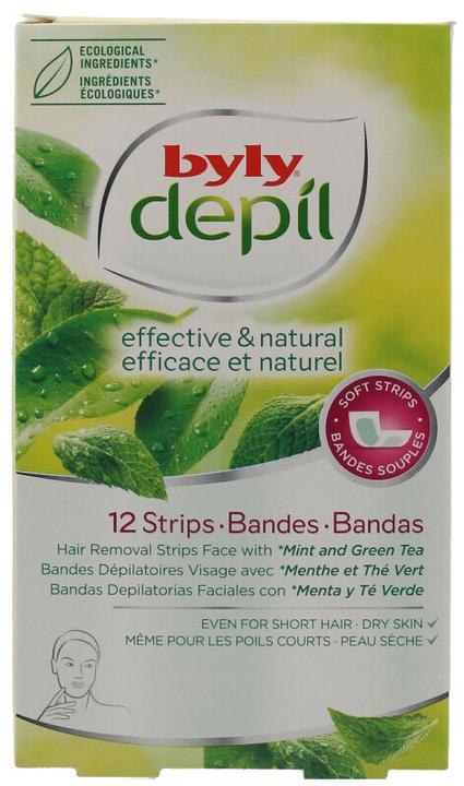 Actual product image Byly Depil Hair Removal Strips Face 12 Piece (12 x)