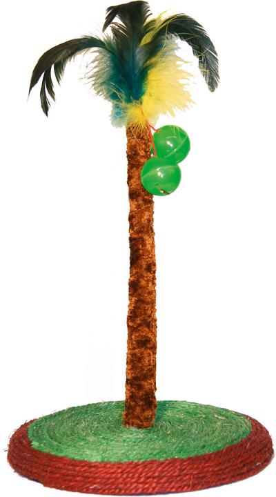 Actual product image Kerbl Palm tree on sisal base with 2 balls, 33 cm