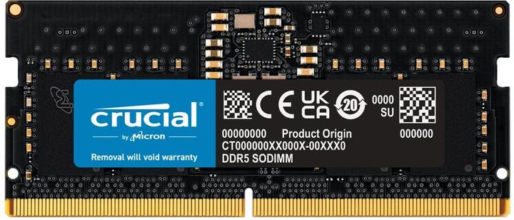 Immagine prodotto Crucial Pamięć do notebooka DDR5 SODIMM 8GB/5600 CL46 (16Gbit) (1 x 8GB, 5600 MHz, RAM DDR5, SO-DIMM)