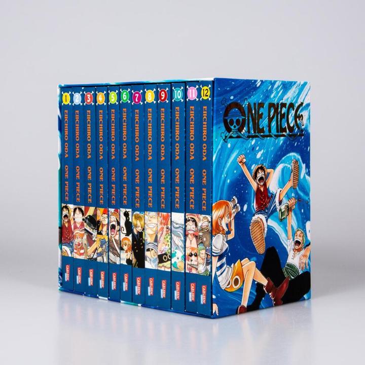 Actual product image One Piece Sammelschuber 1: East Blue (inklusive Band 1–12) (German, Eiichiro Oda, 2022)