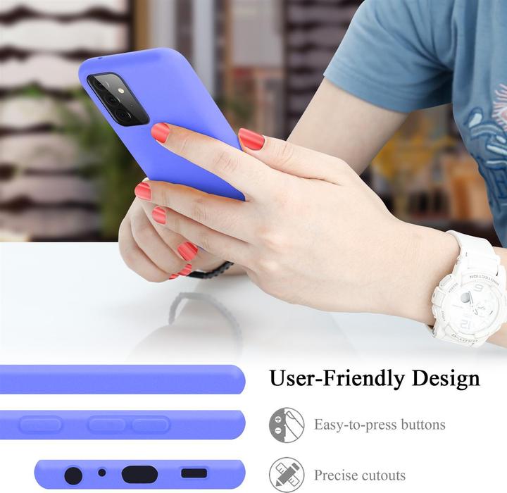 Actual product image Cadorabo TPU Liquid Silicone Case Cover (Samsung Galaxy A72)