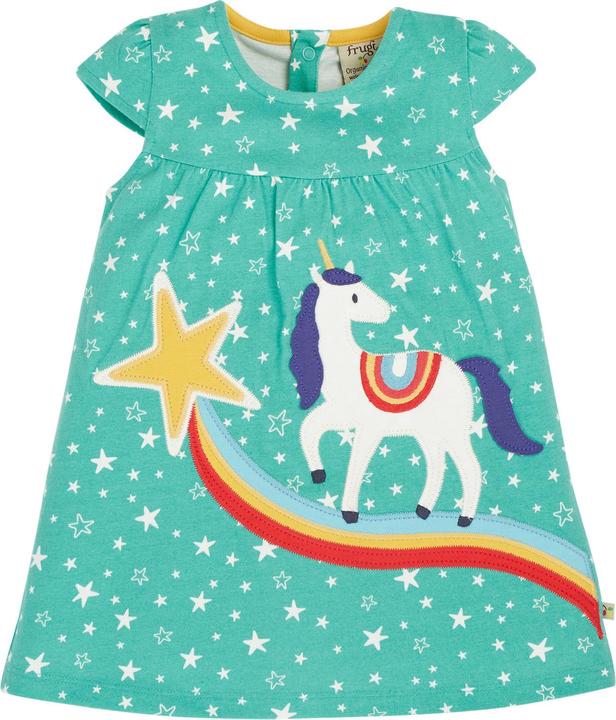 Actual product image Frugi Toddler Dress Lola Unicorn (74, 80)