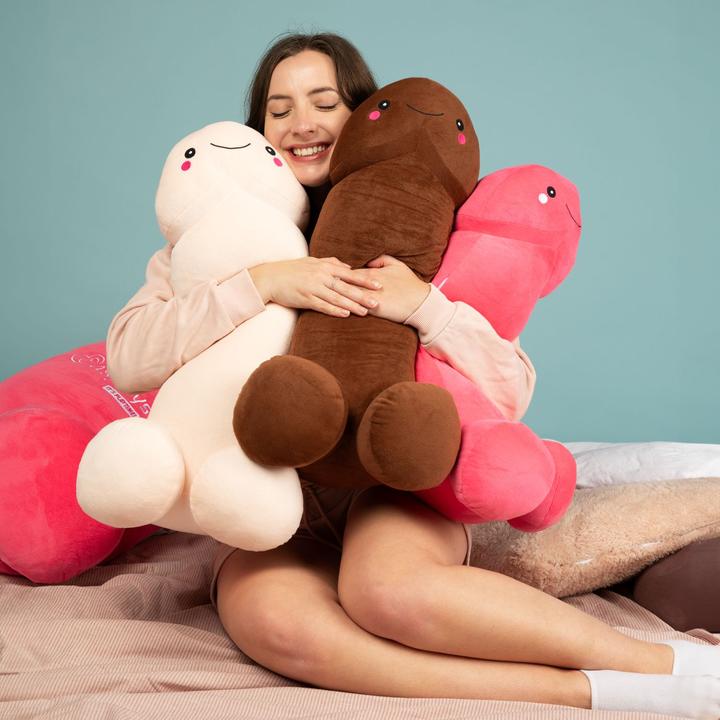 Produktbild Easytoys Penisförmiges Kuscheltier mit Lächelndem Gesicht Braun