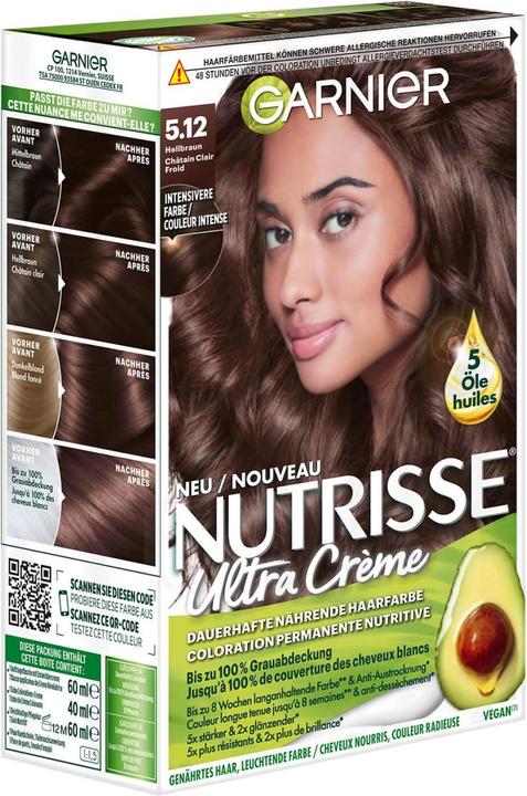 Image du produit Garnier Crème Nutrisse (45631 Marron clair froid)
