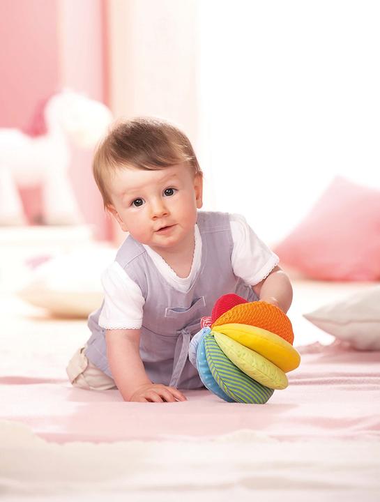 Actual product image Haba Fabric ball rainbow
