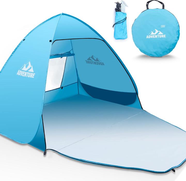Immagine prodotto Jamb Pop-Up Strandmuschel (tenda da spiaggia, 3 kg, 3 persone)