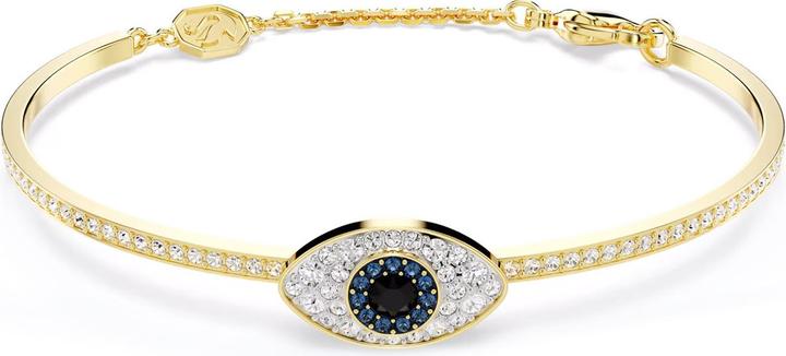 Image du produit Swarovski Symbolica Bracelet-jonc mauvais oeil bleu or (17 cm, Métal Swarovski)