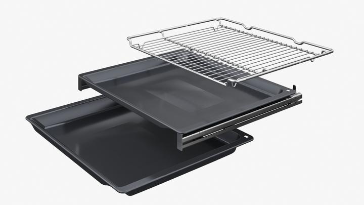 Produktbild Siemens iQ700, Einbau-Backofen, 60 x 60 cm, Schwarz, Edelstahl, HB734GBB1