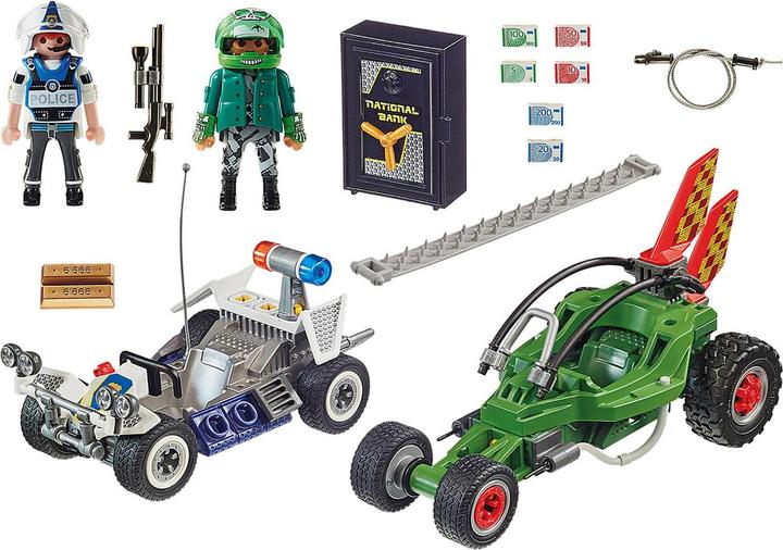 Actual product image Playmobil 70577 Police card chase of the safe robber (70577, Playmobil City Life)