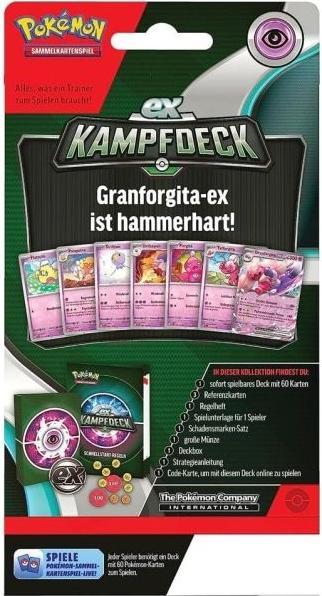 Actual product image Pokémon Battle Deck Granforgita ex (German)