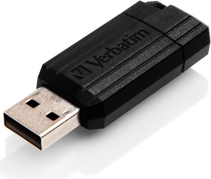 Produktbild Verbatim PinStripe 10er Pack bulk (8 GB, USB 2.0)