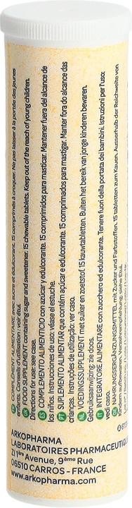 Valori nutrizionali e ingredienti Arkopharma Arkovital Bio Acerola Kautabletten 1000mg (60 Pezzo/i, Pillole, 191 g)