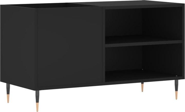 Produktbild VidaXL Plattenschrank Schwarz 85x38x48 cm Holzwerkstoff, Farbe