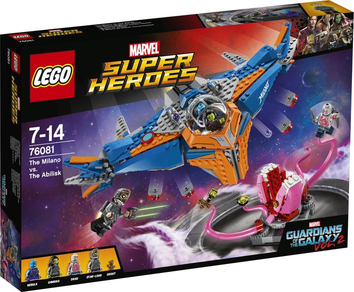 Image du produit LEGO Marvel Super Heroes Le vaisseau Milano contre l'Abilisk (76081, LEGO Marvel)