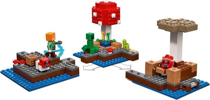 Immagine prodotto LEGO L'isola dei funghi (21129, LEGO Minecraft)