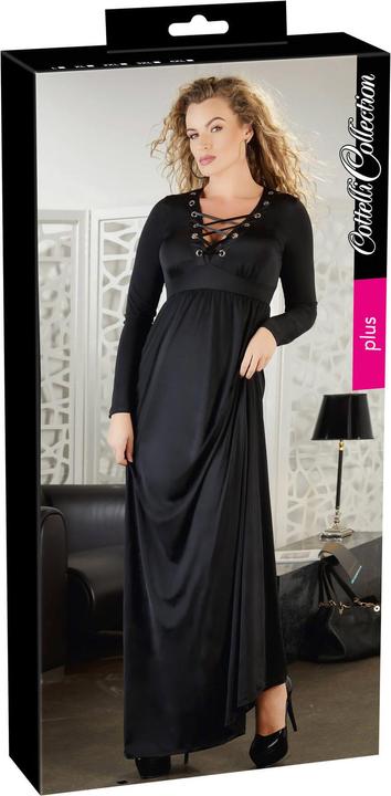 Produktbild Cottelli Collection Langes Kleid Mit Schnürung (L)