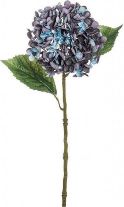 Produktbild Botanic-Haus Kunstblume Hortensie 3er Set, Blau (55 cm)