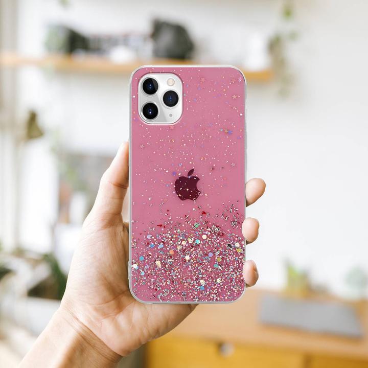 Image du produit Cadorabo Couverture TPU paillettes scintillantes (Apple iPhone 11)