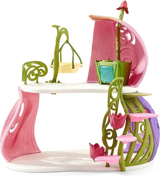 Produktbild Schleich Glitzerndes Blütenhaus mit Einhörnern, See und Stall