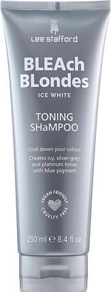 Produktbild Lee Stafford Bleach Blondes Ice White Silver Toning Shampoo for Blonde Hair (250 ml, Silbershampoo)