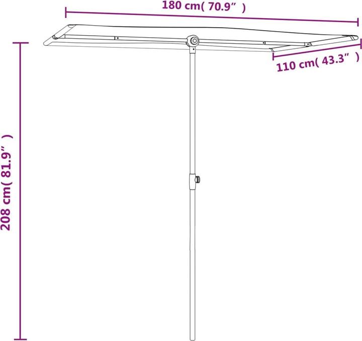 Produktbild VidaXL Freda (1.10 m)