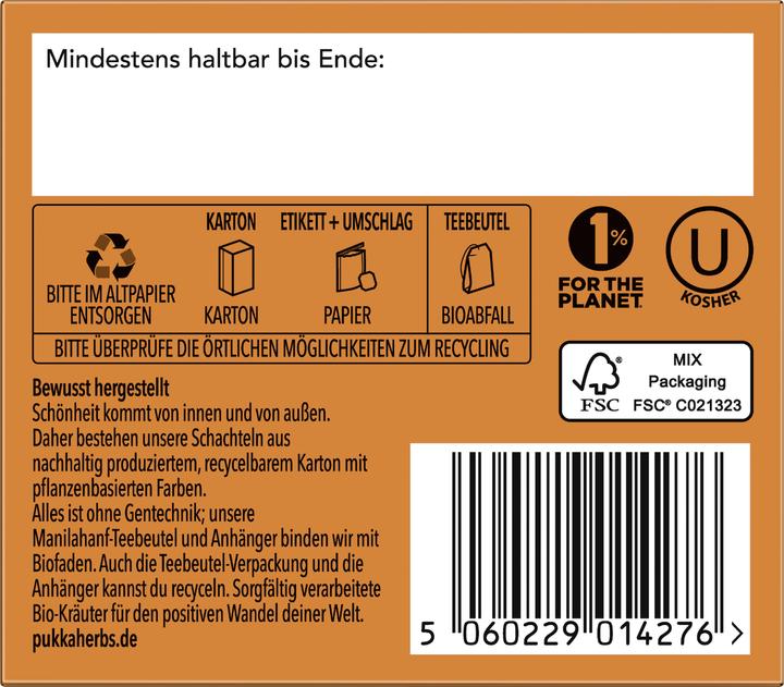 Image du produit Pukka Sureau et échinacée (40 g)