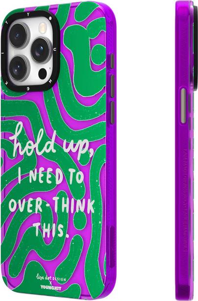 Produktbild Youngkit Hülle @LisadotDesign Positive Quotes Case Overthink this (Apple iPhone 15 Pro Max)