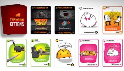 Actual product image Asmodée Exploding Kittens (French)