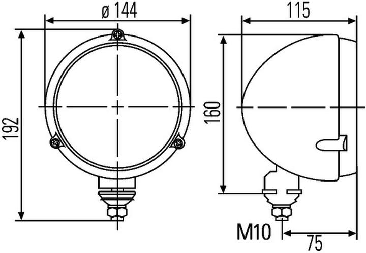 Produktbild Hella Scheinwerfer für CASE