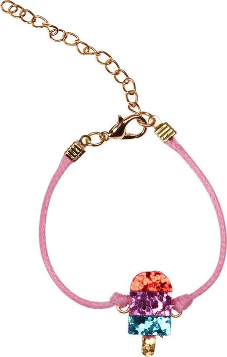 Image du produit Rex London bracelet à paillettes bâtonnet glacé enfant (7 cm, Feutre, Métal, Scintillant, Cordes)