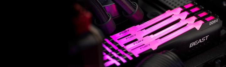 Produktbild Kingston FURY Beast RGB (4 x 8GB, 3200 MHz, DDR4-RAM, DIMM)