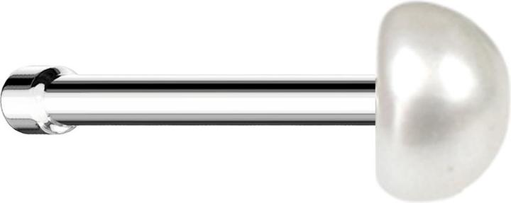 Produktbild Star Piercing Nasenstecker gerade mit Perle (925 Sterlingsilber, ohne Messing)
